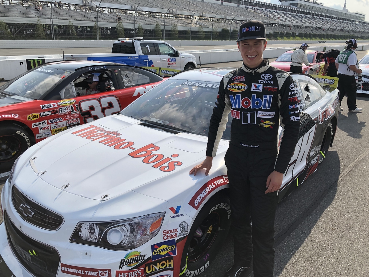 Raphael Lessard Finishes A Fighting Fourth At Pocono Raceway